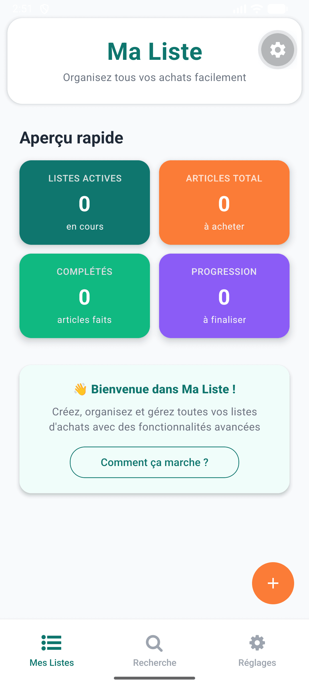 Ma liste - Gestionnaire de listes