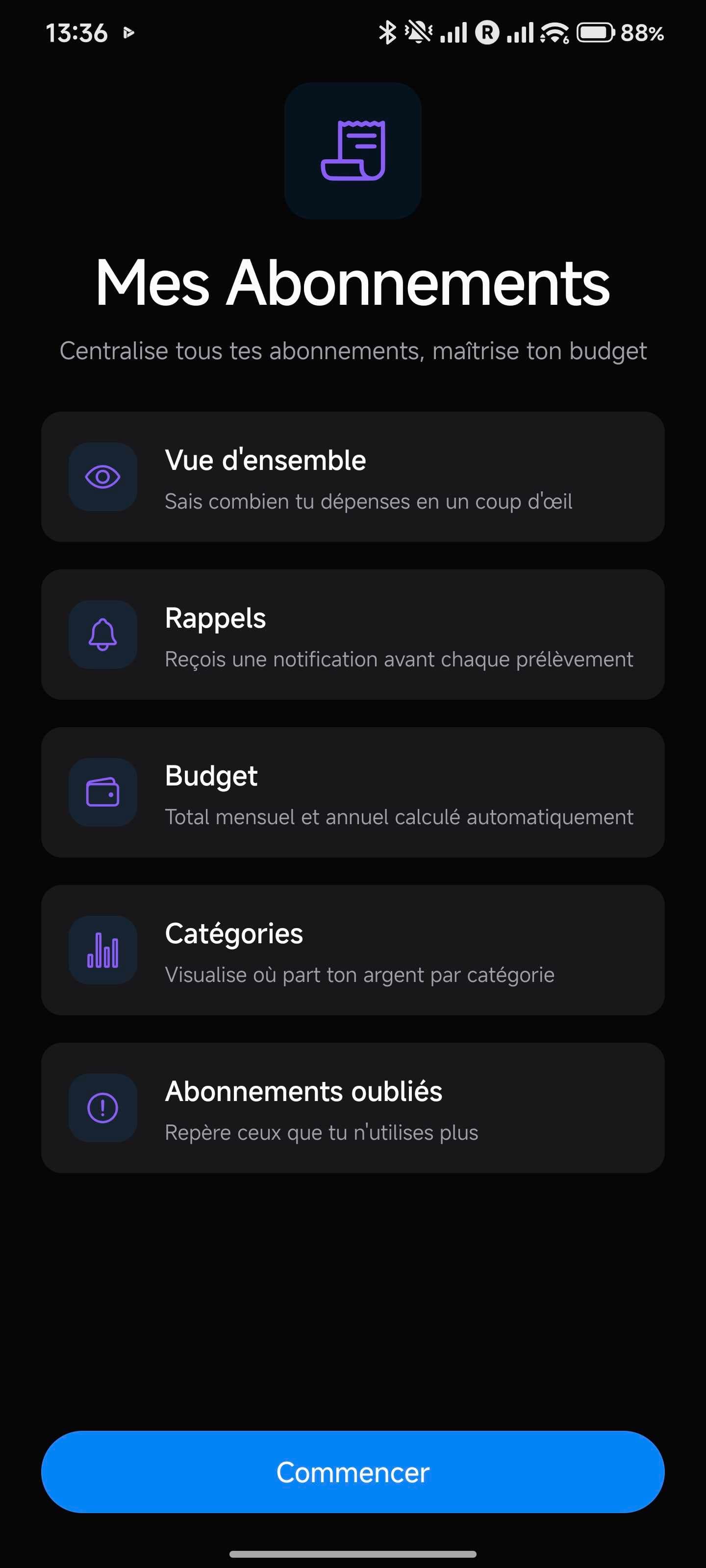 Mes Abonnements - Suivi d'abonnements