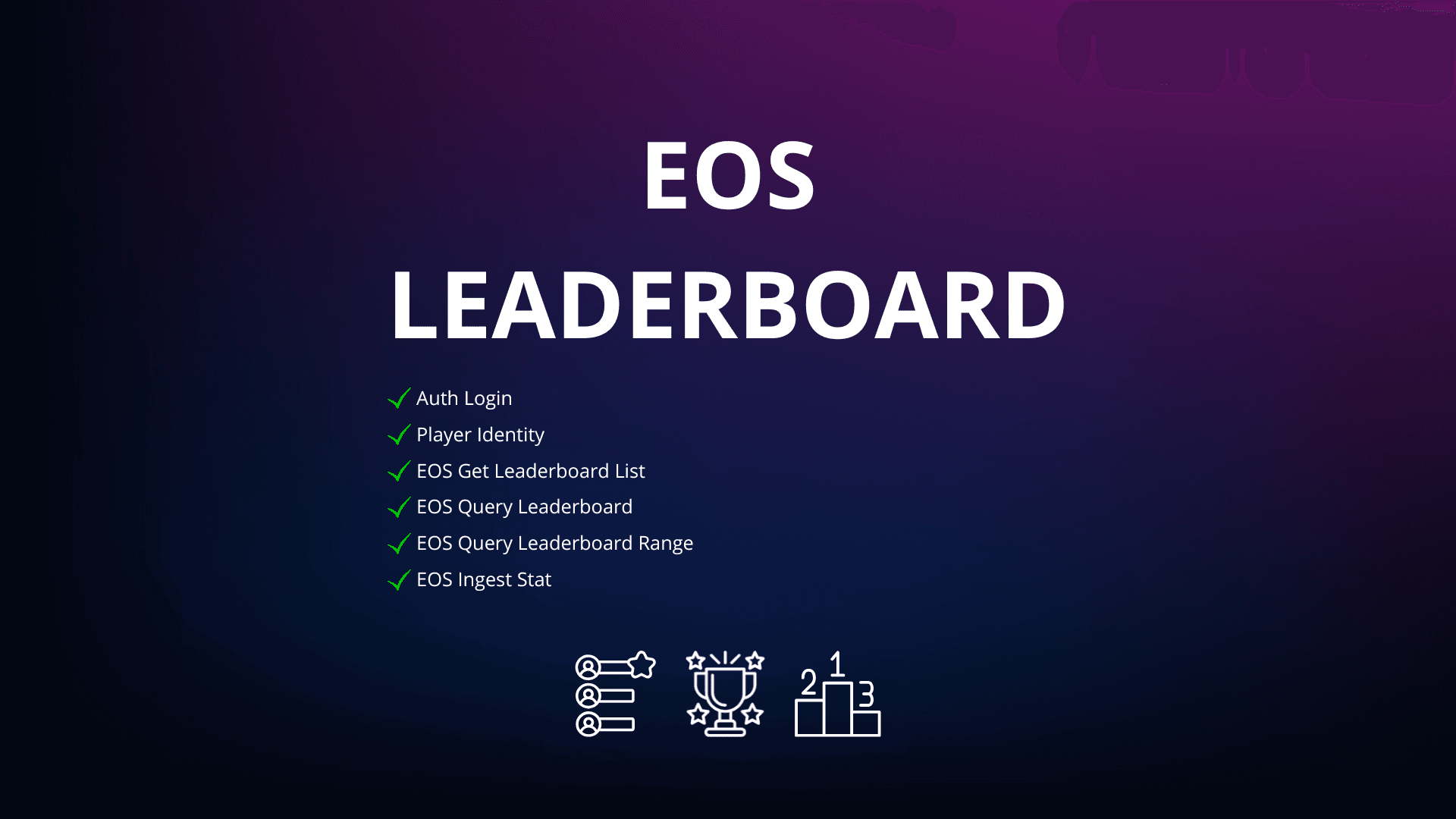 EOS Leaderboard - Unreal Engine 5
